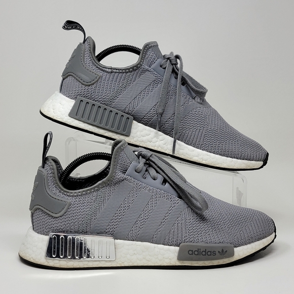 Adidas NMD R1 Women's Size 10 Running Athletic Sneaker Gray EE5175 Pre-owned - Picture 2 of 10